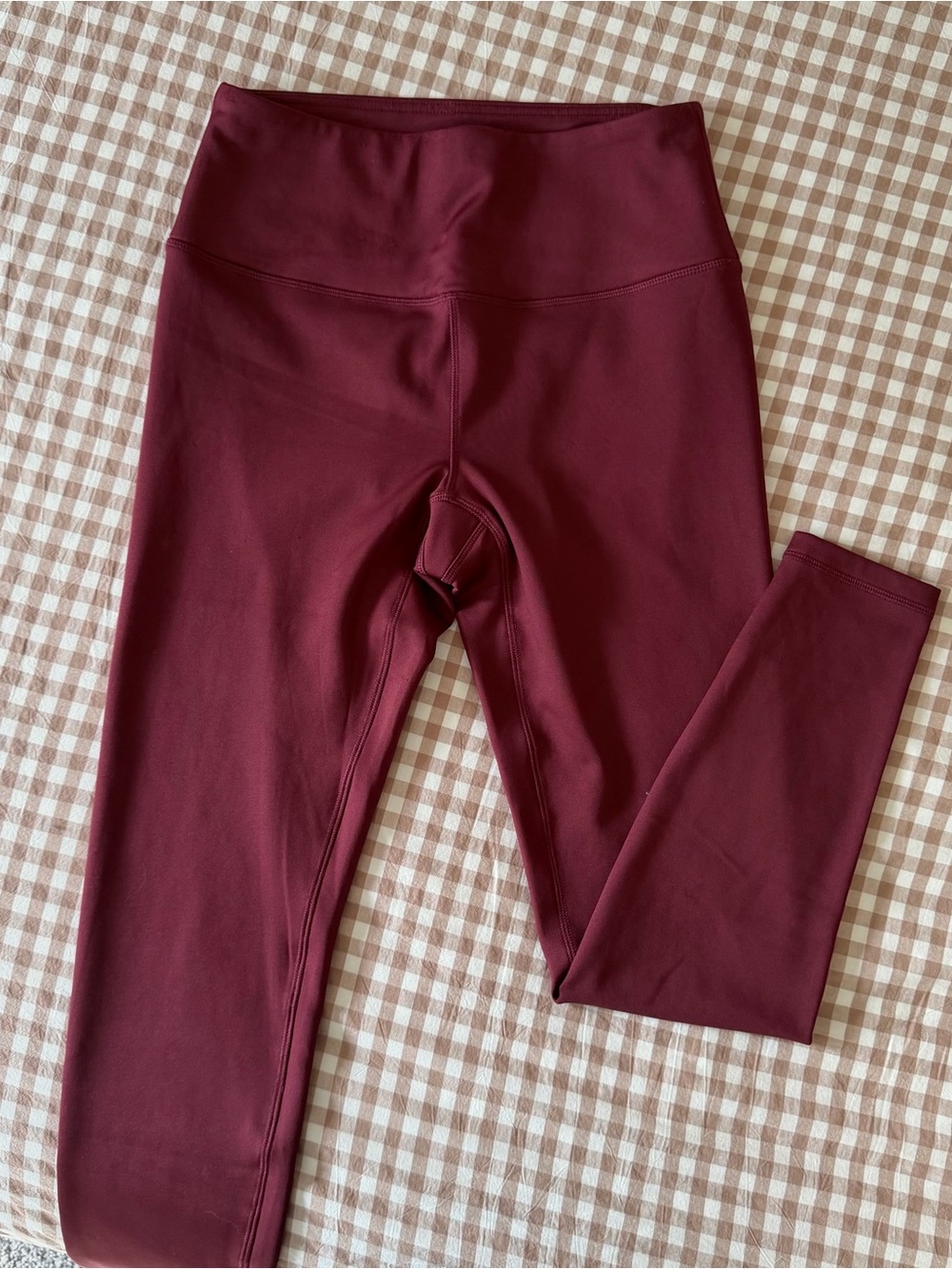 Spyder Women’s Fleece Lined Red Warmup Activewear Leggings Size Medium